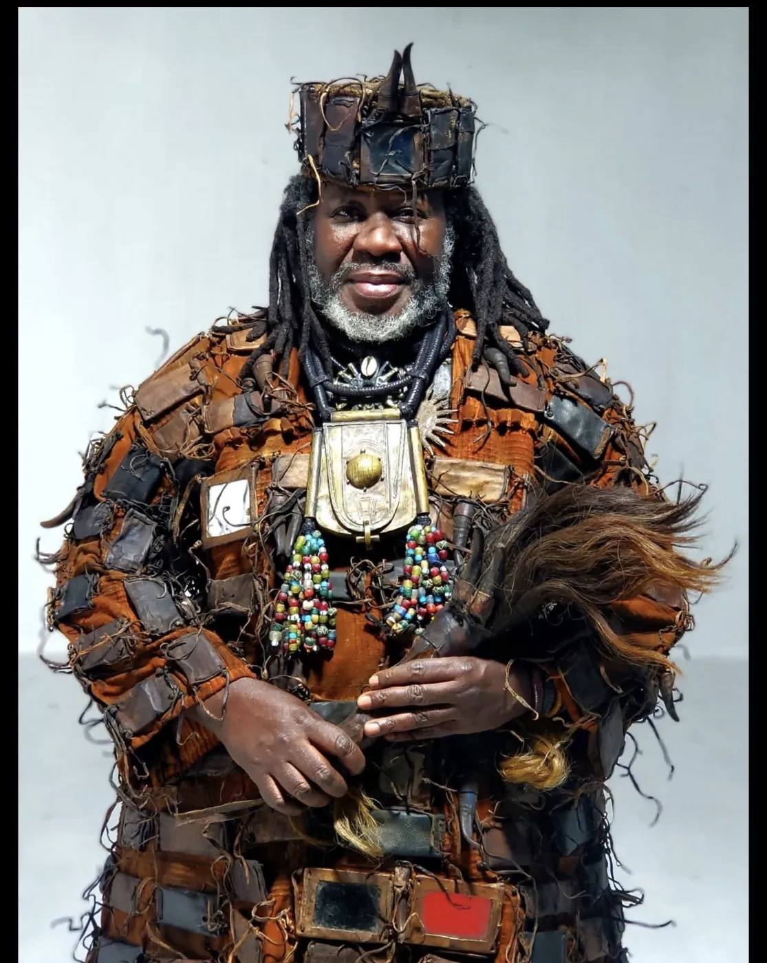 Hadj Ismael Bohlaly en tenue traditionnelle